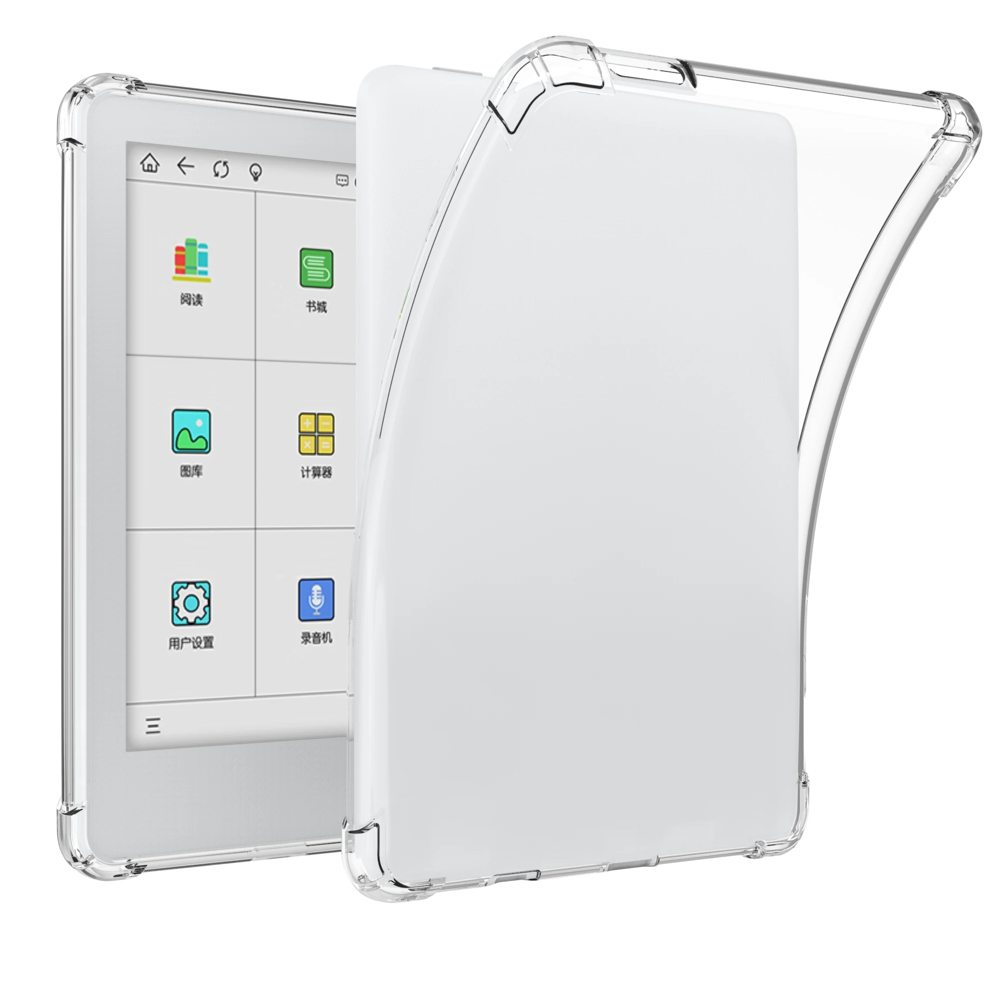 Clear Case for Meebook M6/M6C/S6 | Slim & Lightweight | Anti-Slip & Scratch Resistant | TPU Transparent Flexible Soft Back Cover