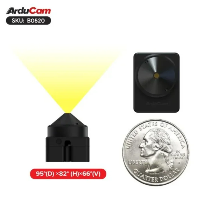 Arducam 2MP Low Light USB Camera Module with M12 Lens