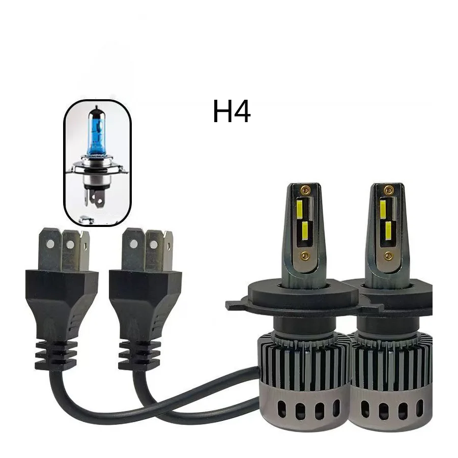 F10 H7 faro a Led 6000K H1 H8 H11 H4 lampadina a Led fendinebbia 9012 Hir2 9005 HB3 9006 HB4 lampada automatica 16000LM 70W Turbo Mini