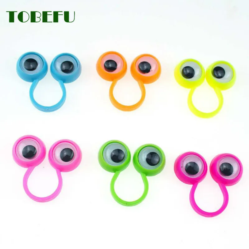 5/10/20Pcs Active Eye Ring Children Parent-child Props Cool Practical Jokes Finger Toys personality Event Giveaway Gags Gifts