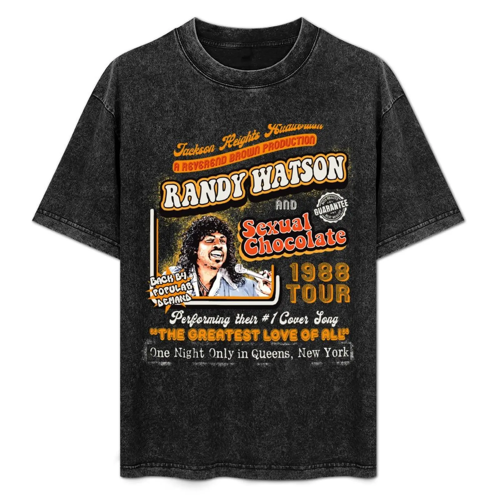 Randy Watson Sexual Chocolate Concert Poster T-Shirt summer clothes shirts graphic tshirts for men