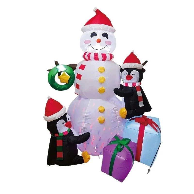 

Amazon cross-border supply outdoor Santa Claus big plane luminous air mold yard party decoration props ornament