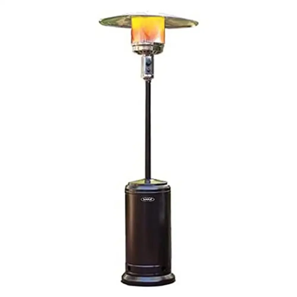 Portable Propane Patio Heater 41000 BTU Classic Umbrella Design Sand Base Wheels China Made