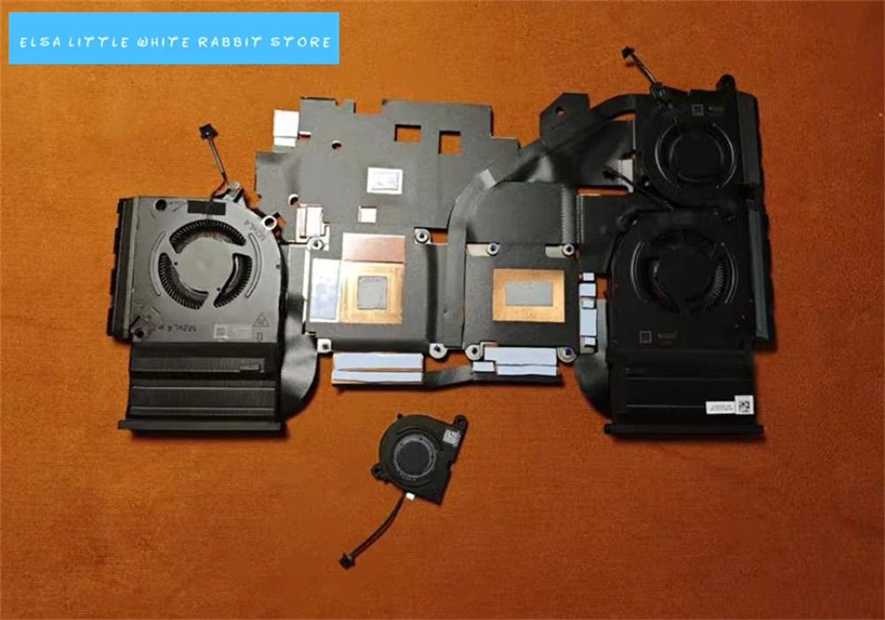 Imagem -03 - Alienware-dissipador de Ventilador para Cpu Refrigerador para Cpu M16 r1 Rtx4060 4070 Mb2 0p3p86 P3p86 0xmdv9