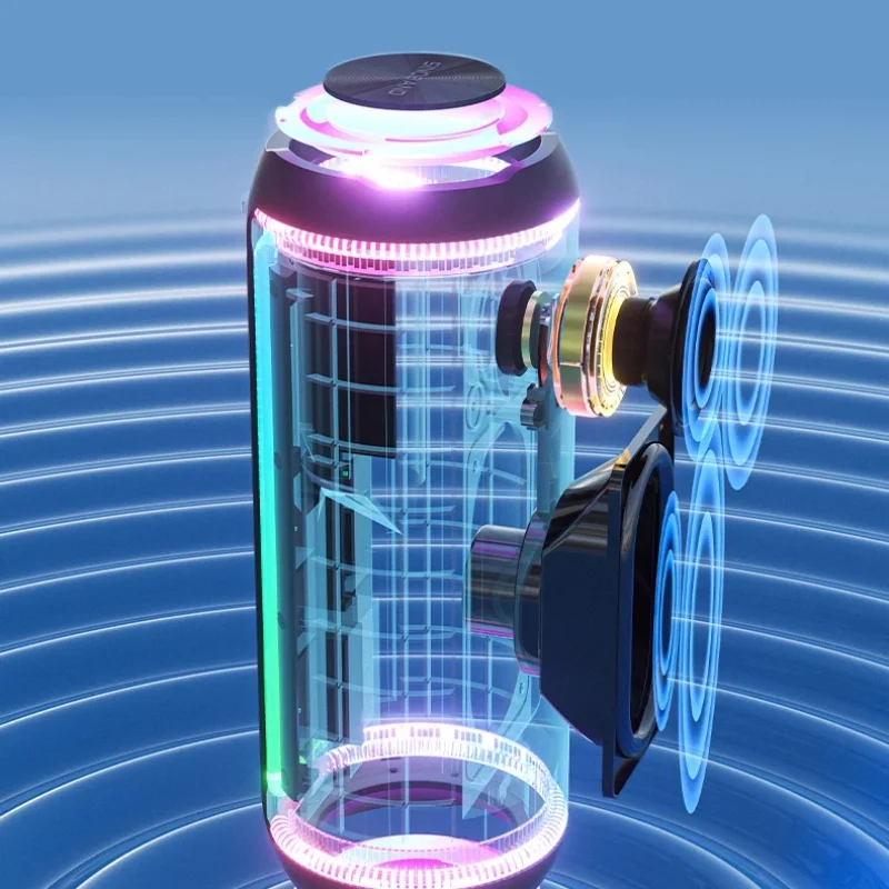 

Portable Bluetooth speaker 50w high-power XDOBO Dignity RGB LED lighting mobile charging waterproof TWS audio power battery