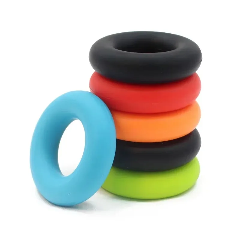 

Grip Strength Device Silicone Grip Ring Leisure Fitness Hand Rehabilitation Strength Training Dual Training Elasticity