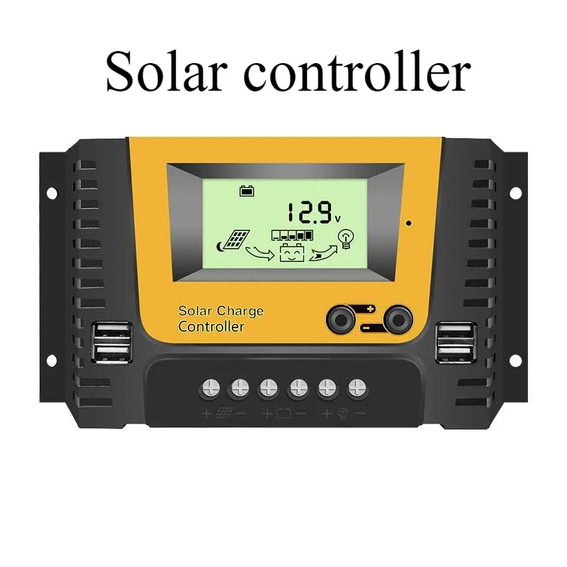 Excellent PWM New Solar Controller Voltage Automatic Identification 40A 60A 80A Solar Panel Lead Acid/Lithium Battery Regulator