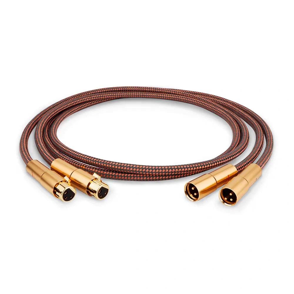 1pair Accuphase 40th Anniversary Edition Hifi XLR cable audiophile balanced wire microphone mixer microphone extension cord