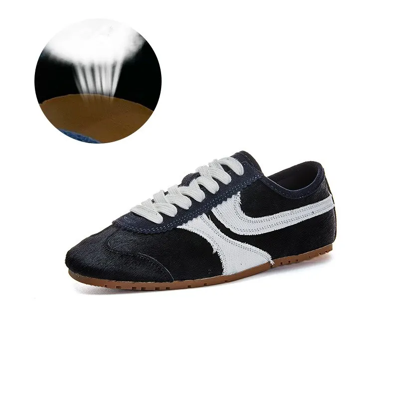 MORAZORA 12 Colors Genuine leather Sneakers Women Flats Lace Up Fashion Casual Shoes Spring Summer Flat Shoes image 6