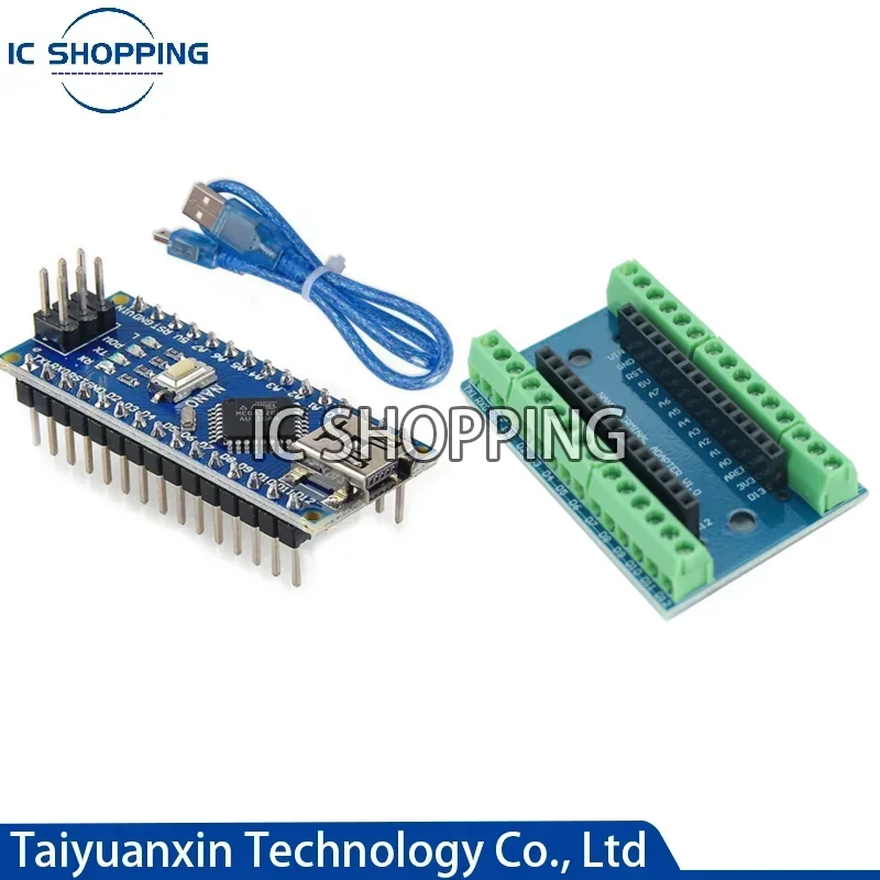 Arduino CH340 USB sürücü 16Mhz Nano V3.0 atmega168 mikrodenetleyici kurulu Mini Nano V3.0 atmega/ P