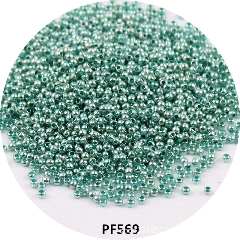 840pcs 1.5mm Metallic Bronze Glass Beads 15/0 Uniform Japan Loose Seed Beads for Jewelry Making DIY Bracelets Sewing Accessories