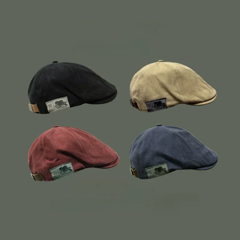 Cotton Peaky Blinders Caps For Men Hats Berets British Western Style Ivy Cap Classic Winter Woman Vintage Linen Beret