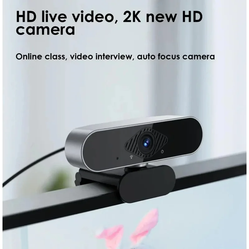 4K Webcam Plug And Play For Desktop Laptop Dedicated Live Streaming Camera for 2K HD Camera With Microphone Mini Computer Camera