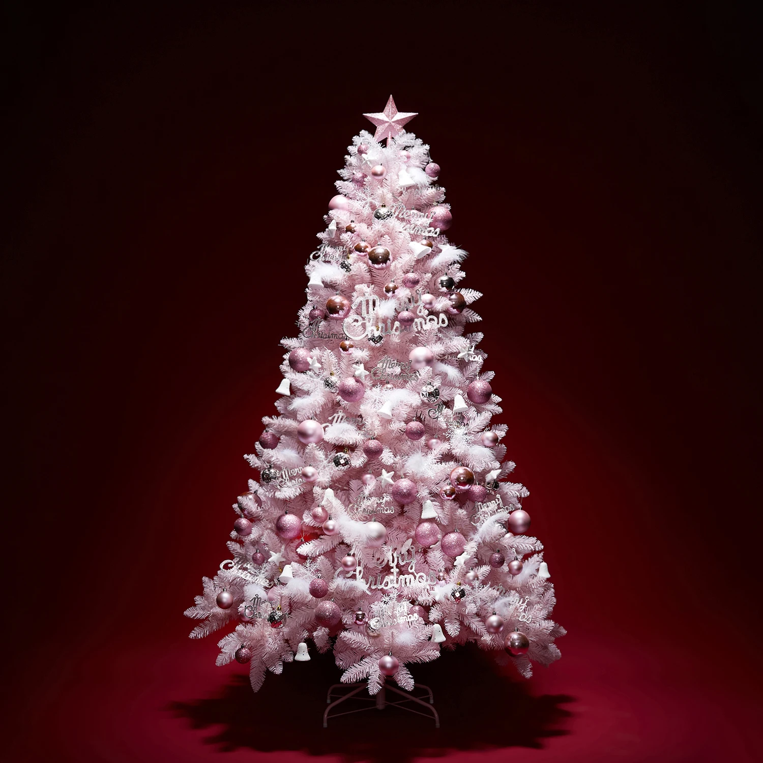 Christmas tree 1.5m household Christmas decorations and gifts live pink ins wind Christmas tree package