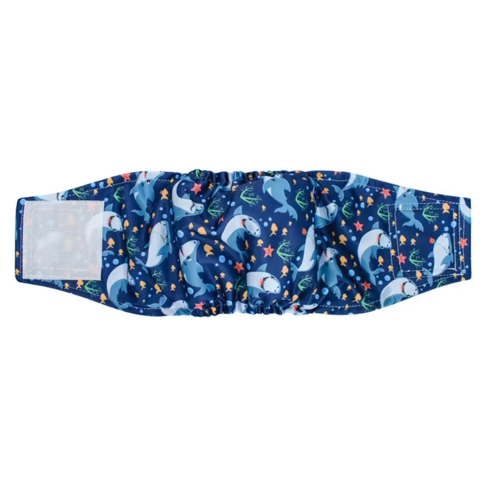 

Cartoon Male Dog Belly Band Diapers Adjustable Leakproof Dog Diapers Quick Absorption Washable Pet Physiological Pants