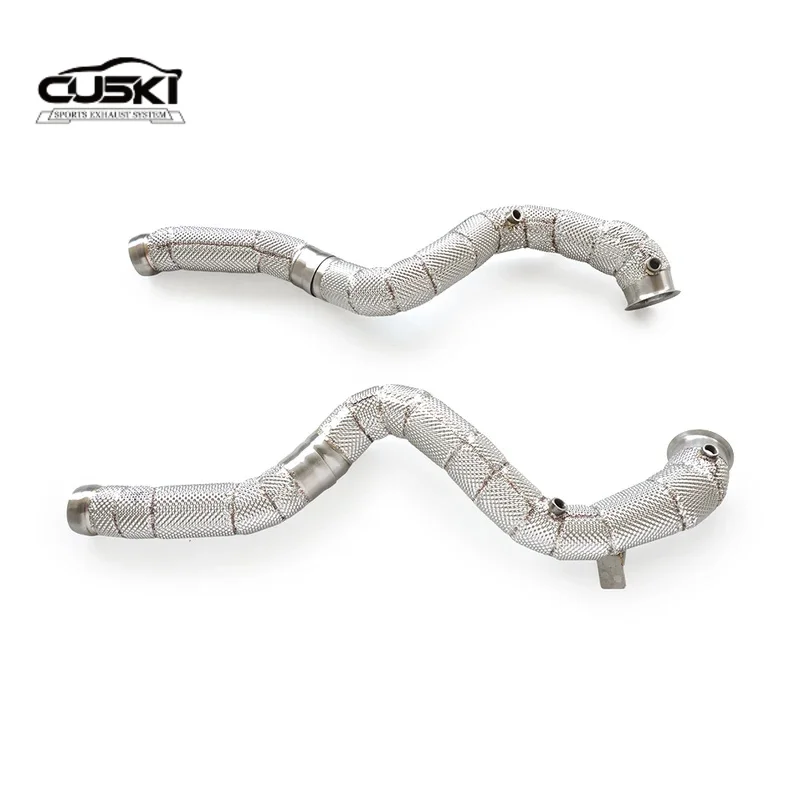 

Высокопроизводительные выхлопные компоненты, подходящие для Mercedes Benz S63 AMG W222 5.5T 2015-2020, выхлопная труба из нержавеющей стали