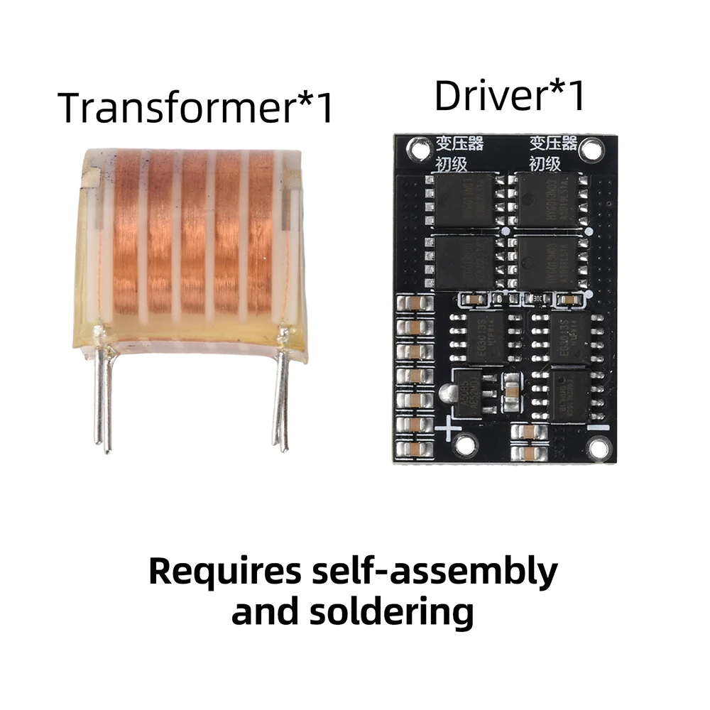 80W 20KV AC-Generatormodul mit Lichtbogenzünder und Überhitzungsschutz für DIY-Elektronik und wissenschaftliche Experimente – Detail 12