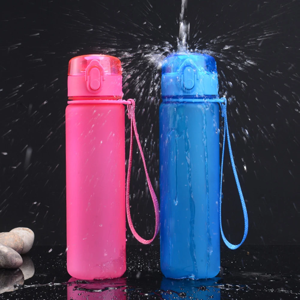 1000ML Water Bottle BPA Free Sports Water Bottle Leak Proof Drinking Water Bottle with Strap for Office Gym Outdoor Sports