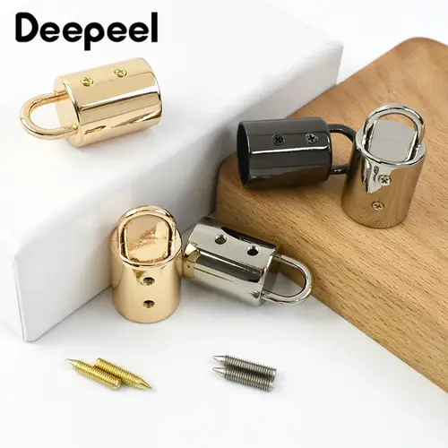 5/10/20Pcs 14mm Bag Metal Buckles Handbag Strap Tassel Cap Clasp Hook Connector Hanger Rope Cord Lock DIY Hardware Accessories - Image 5