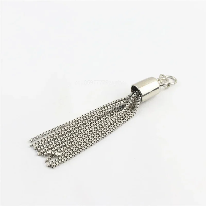 Fashion Metal Decoration Buckle Tassel Pendant Keychain for Handbag Bag Purse Hardware Accessories DIY Crafts Decor Tassel