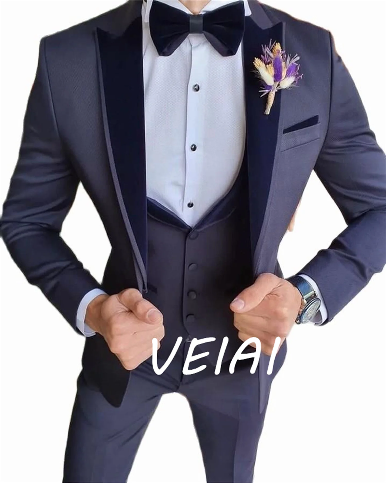 

Модные приталенные мужские костюмы по индивидуальному заказу, одежда для жениха, смокинги, свадебные костюмы из трех предметов, женихи, шаферы, официальные деловые костюмы