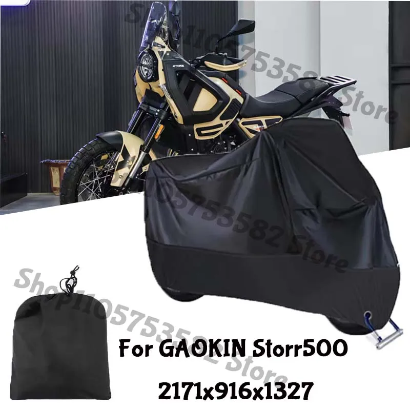 Motorcycle Full Covers For GAOKIN Storr500 Car Outdoors Sun Protection Dust No Ear Thickened Oxford Clothcover Accessories