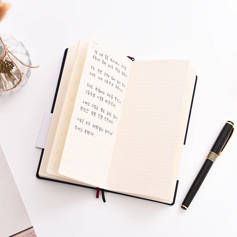 دفتر مخطط أسبوعي جديد ذاتي التعبئة، خطة يومية أسبوعية بسيطة ومبتكرة، جدول زمني من القماش، دفتر ملاحظات محمول