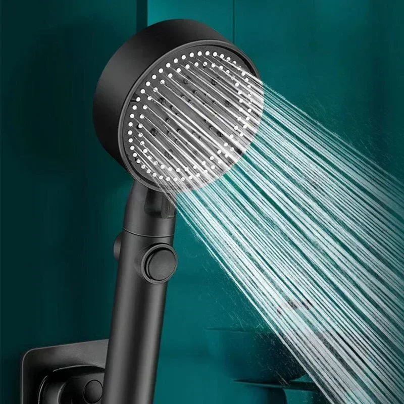 1PC/SET Shower Head 5 Mode Adjustable One-key Stop Water Saving Shower Heads