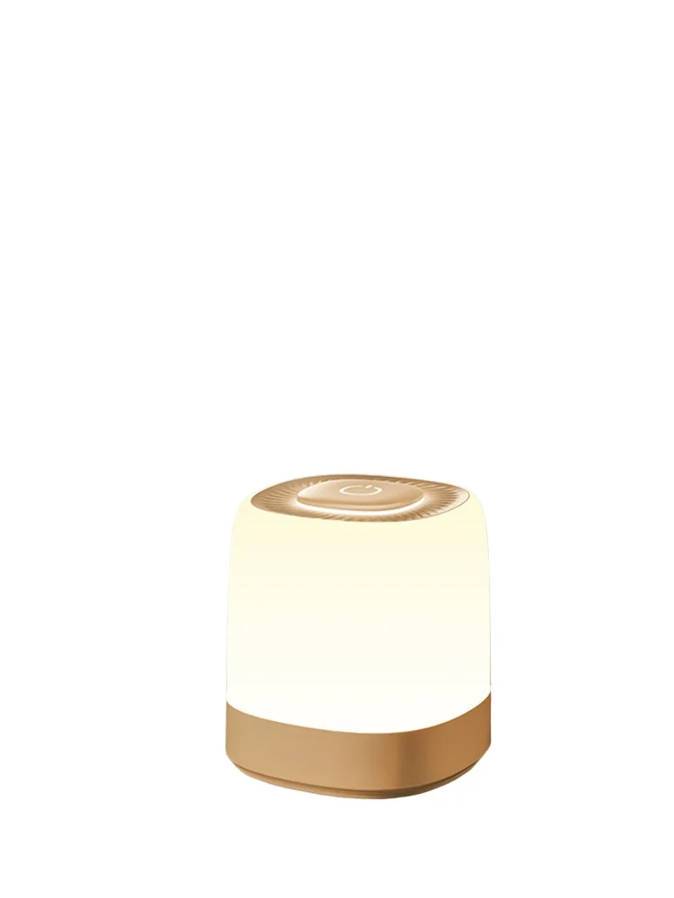 Smart Voice Control Night Light, Rechargeable, Sound-Activated Sensor, for Bedroom Bedside, Timing Table Lamp