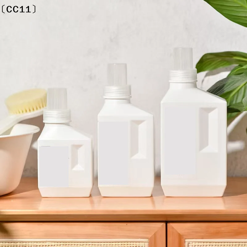Garrafas de detergente para roupa de grande capacidade, 400/600/1000 ml, recipiente de armazenamento, shampoo, detergente para banho, dispensador de detergente〔CC11〕