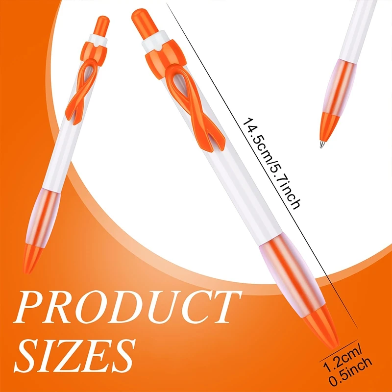 قلم حبر جاف قابل للسحب للنساء ، أقلام الشريط ، التوعية سرطان الثدي ، الحبر الأسود ، اللوازم المكتبية ، هدية للبنات ، 160 قطعة