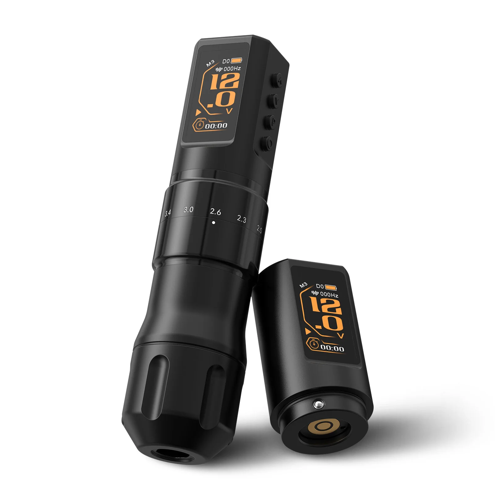 Беспроводная тату-машинка T-Rex Dual Extra Battery с регулируемым ходом 2.0-4.2 мм, режимом Dot и низким уровнем шума