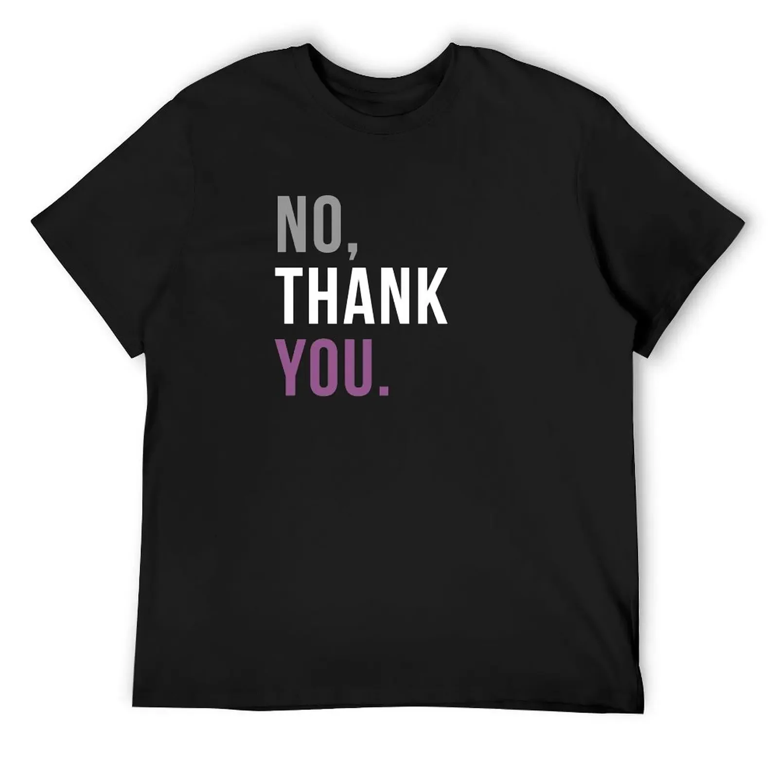 No, Thank You. T-Shirt tops summer top rapper graphic tees oversized t shirt men