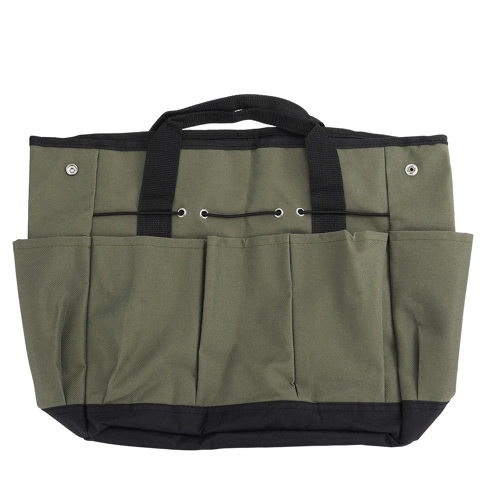 Professional Garden Tool Bag Heavy Duty Oxford Fabric Multi Compartment Organizer Tote for Gardening Tools Storage and Carry