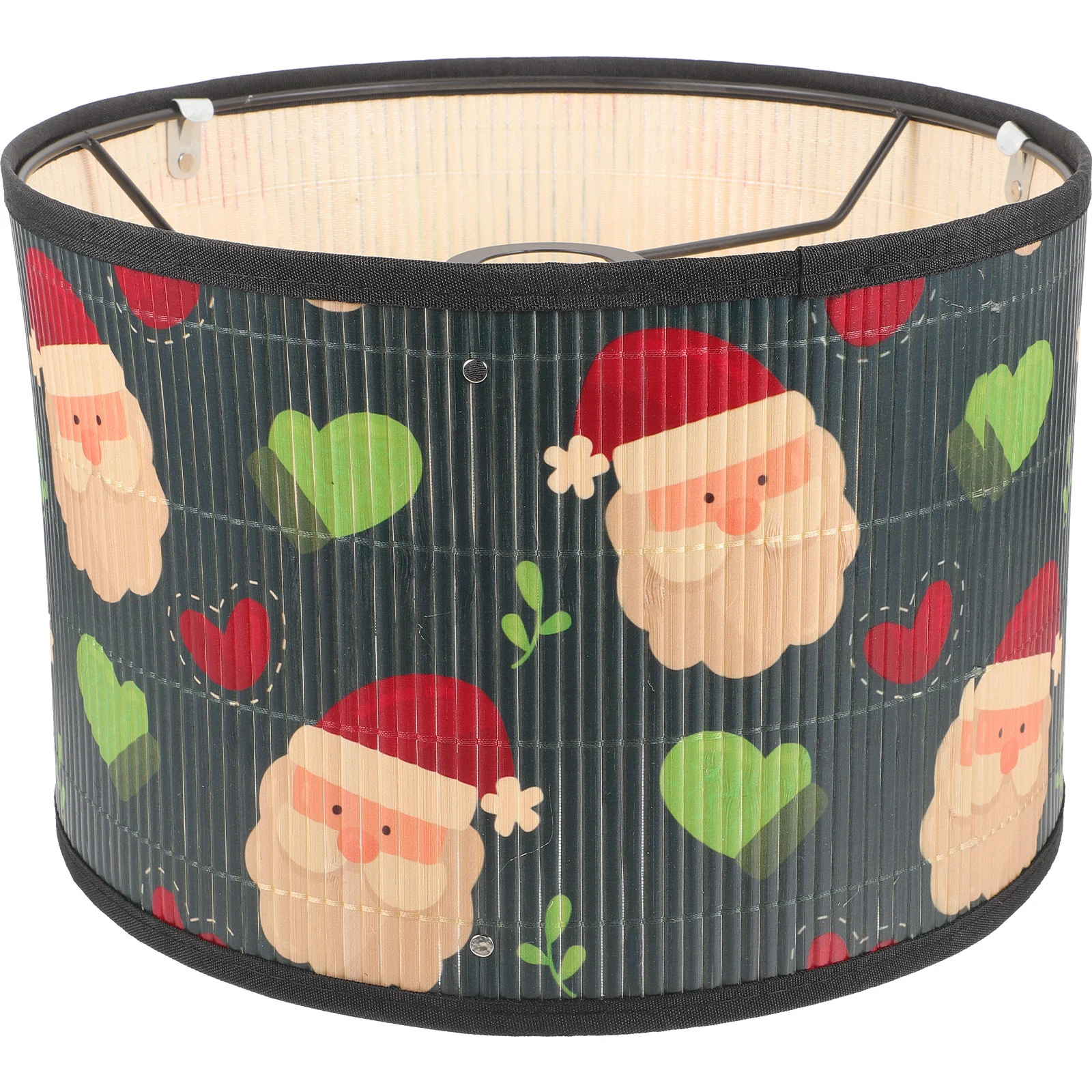 

Bamboo Lampshade Vintage Style Bedroom Lampshade Christmas Decor Light Accessories UV Printing Weaving Lamp Shades
