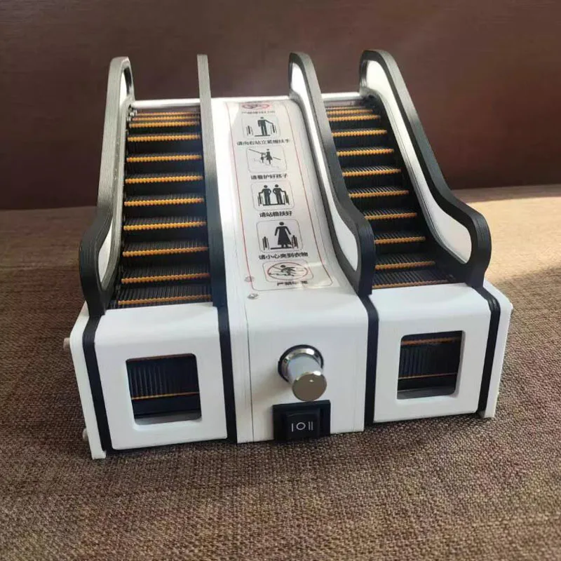 

Portable Wireless Escalator Model with Adjustable Speed & Forward/Reverse – 3D Printed DIY Educational Toy