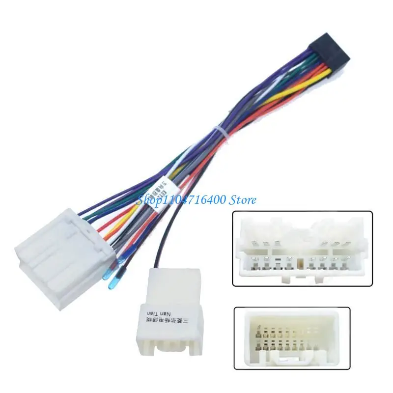 

y1gd Car 16PIN Android Power Cable Adapter Radio Wiring Harness