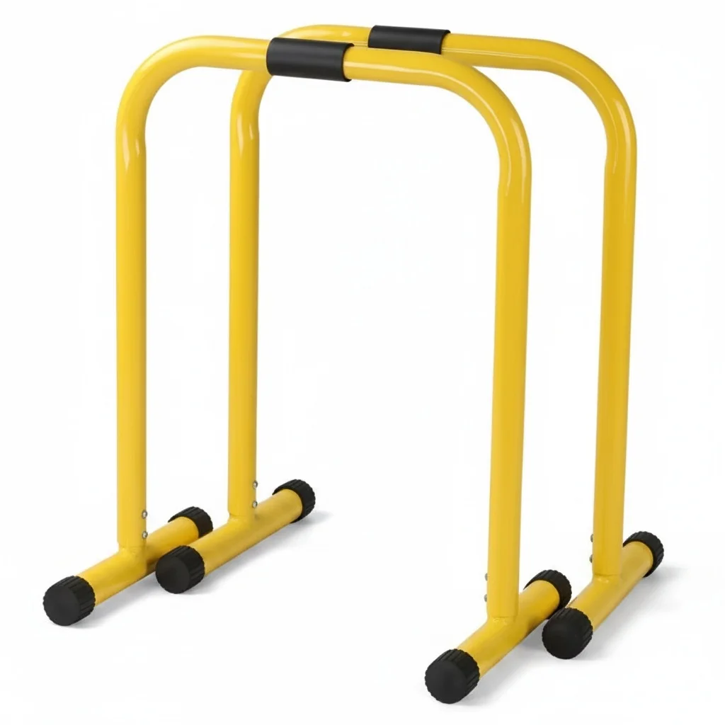 Parallel Bars with Adjustable 80-100cm Height, Dip Station, Heavy Duty Steel, Indoor Cross Training Split Push Up Trainer