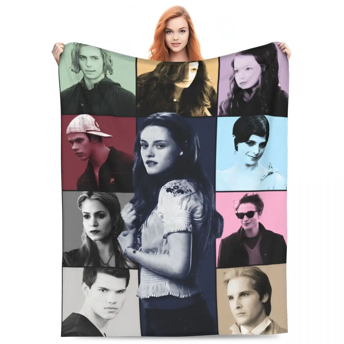 

The Twilight Saga Blanket Fleece Spring Autumn Bella The Eras Tour Soft Throw Blankets for Home Office Plush Thin Quilt