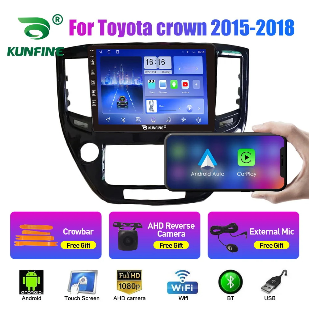 

10.33''Car Radio For Toyota crown 2015-2018 Android Car Stereo DVD GPS Navigation Player Touch Screen Carplay Android Auto QLED