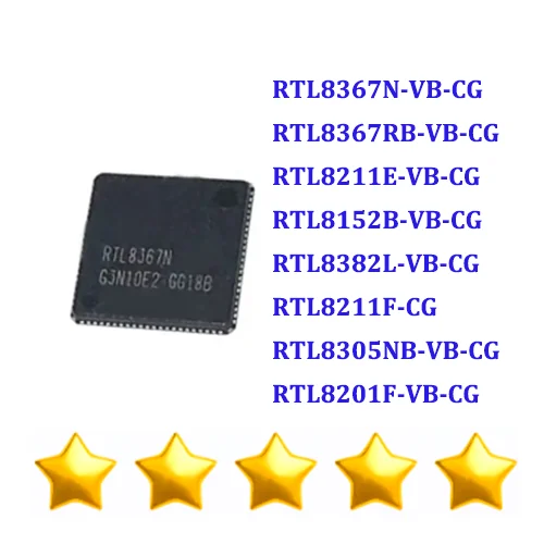 RTL8367N-VB-CG RTL8367RB-VB-CG RTL8211E-VB-CG RTL8152B-VB-CG RTL8382L-VB-CG RTL8211F-CG RTL8305NB-VB-CG RTL8201F-VB-CG