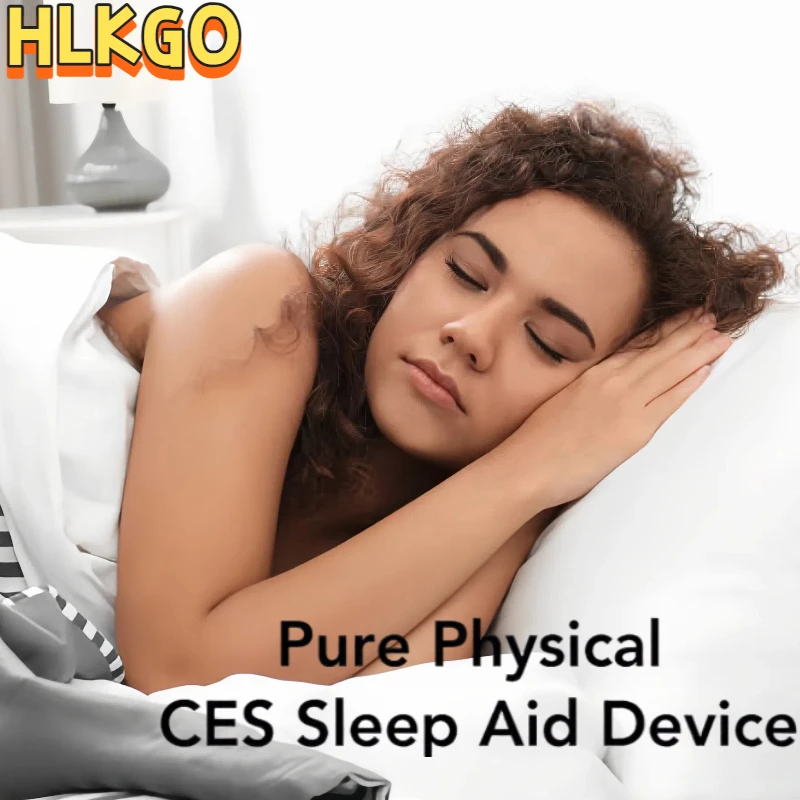 

Palm Pulse Massager CES Sleep Aid Device, Handheld Microcurrent Therapy with Ear Clip for Insomnia Stress and Anxiety Relief