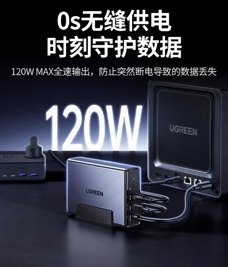 Oferta Imperdível: Fonte de Alimentação Automática de 12000mAh 120W US3000 com Identificação Automática e Proteção para Disco Rígido
