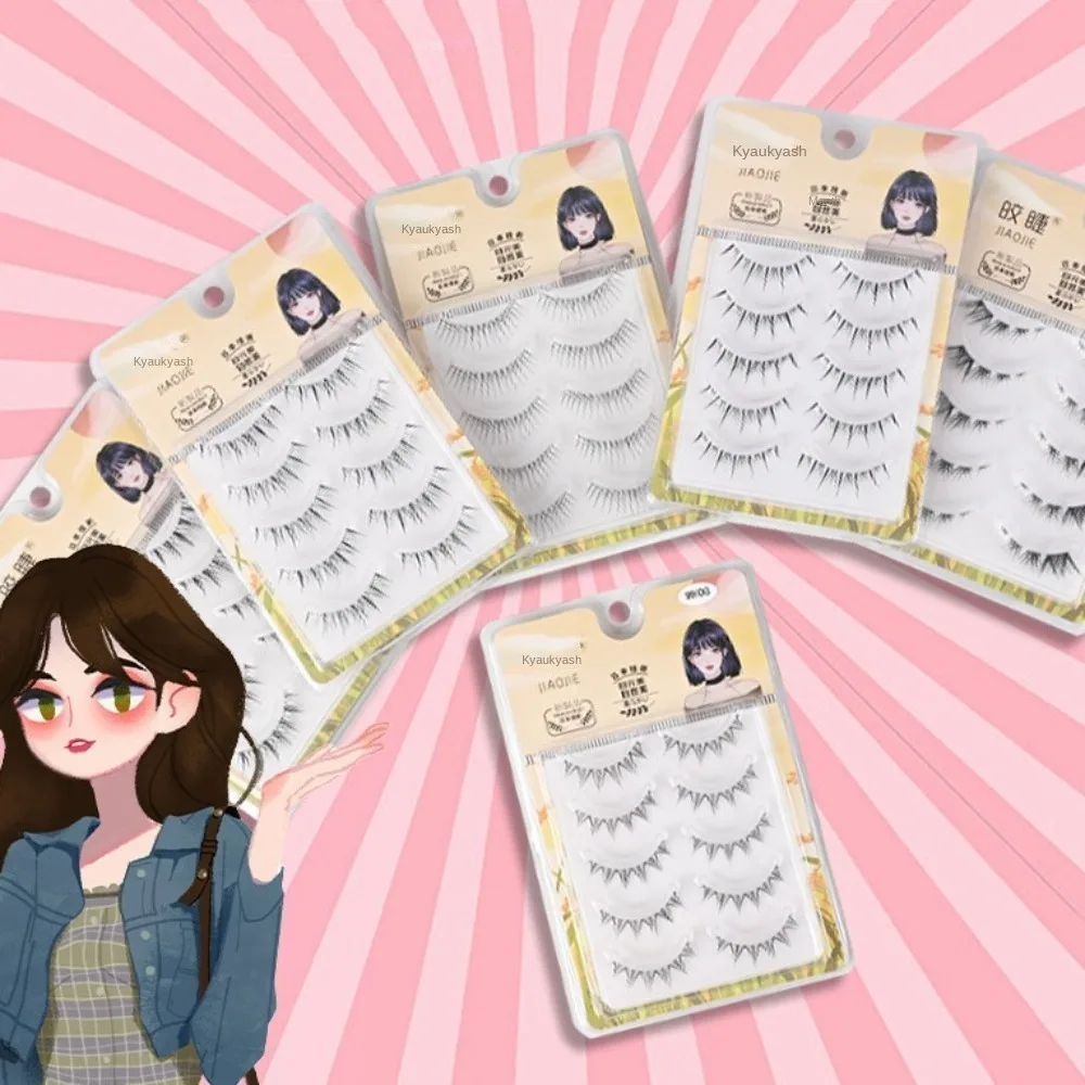 ふわふわうっすらフルクラスターつけまつげ DIY メイクまつげエクステンションプロフェッショナルロングフルストリップまつげ女性