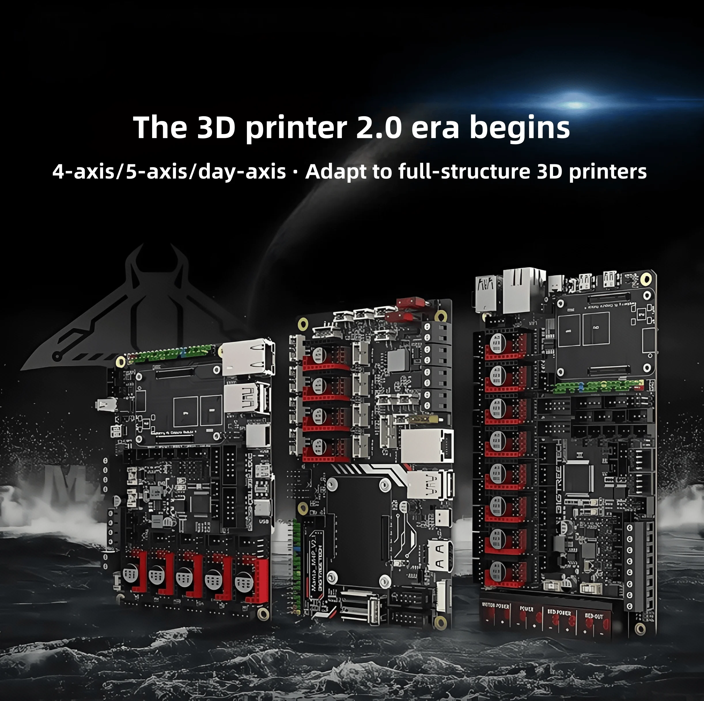 

BIGTREETECH Manta M4P/M5P/M8P Материнская плата 3D-принтера 4/8 оси Klipper Voron Радиатор