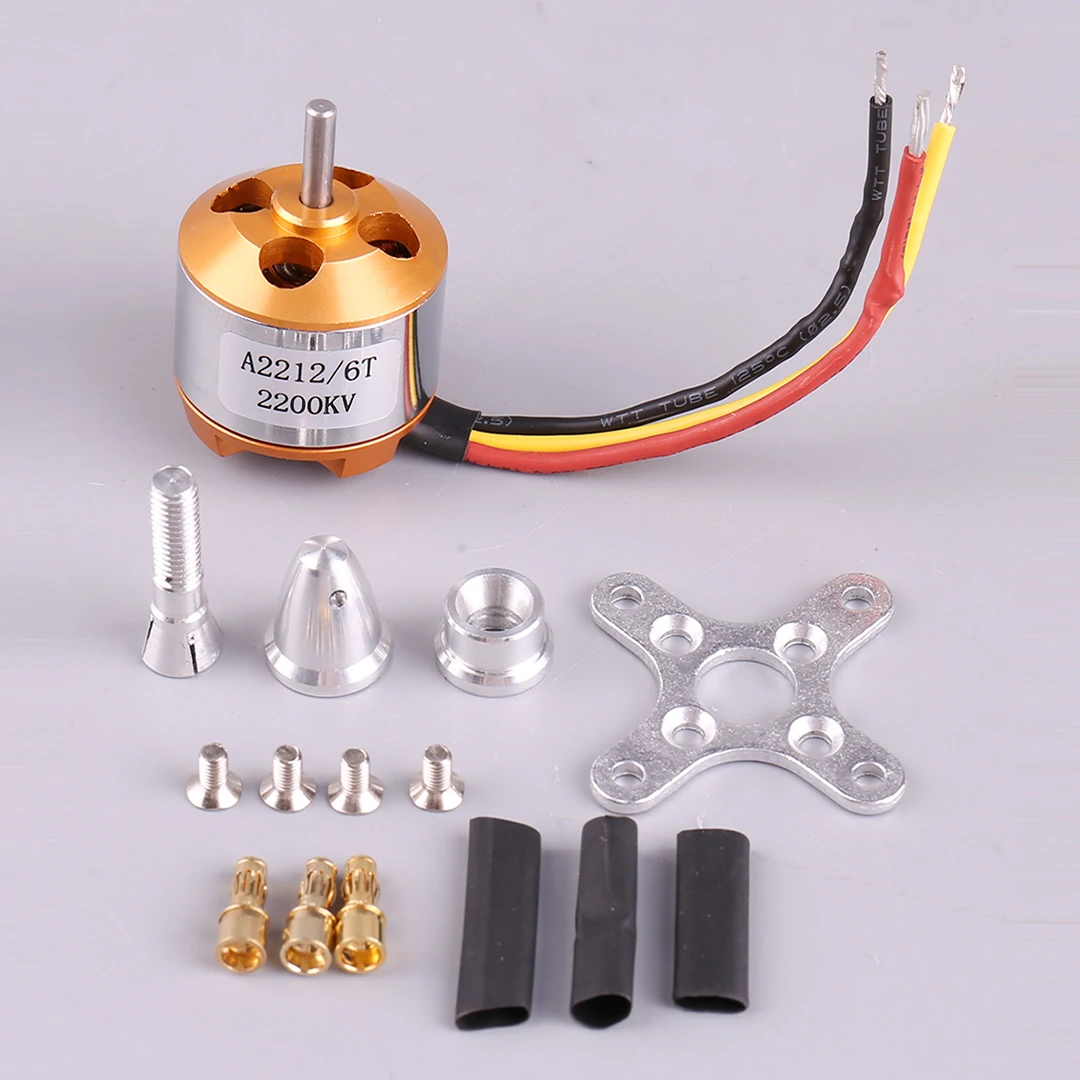 A2212 Brushless Motor 930KV 1000KV 1400KV 2200KV 2450KV For RC Aircraft Plane Multi-copter Brushless Outrunner Motor