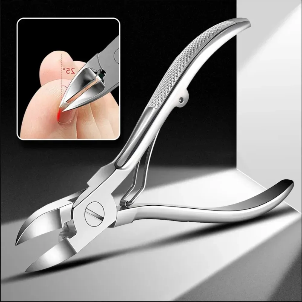 Professional Stainless Steel Toe Nail Clippers Trimmer Cutters Foot Care Tools for Chiropody Podiatry Paronychia Nippers