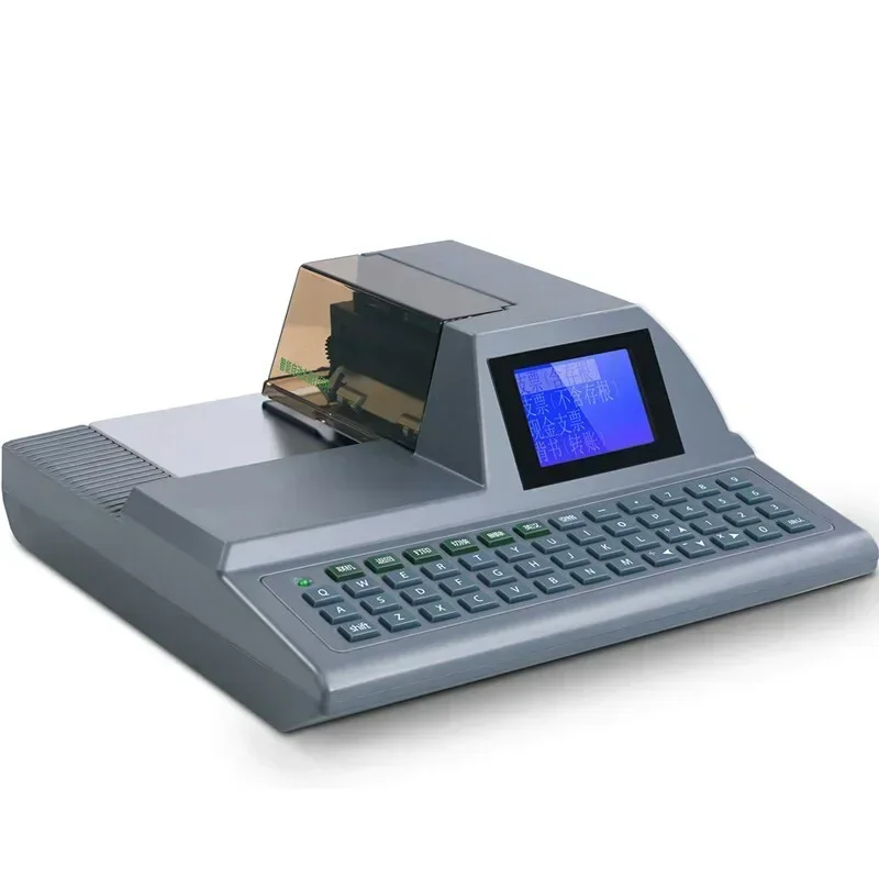 

2025 Check Printer Professional Check Machine HL-2010C Automatic Typewriter Full English Keyboard Check And Money Order Print