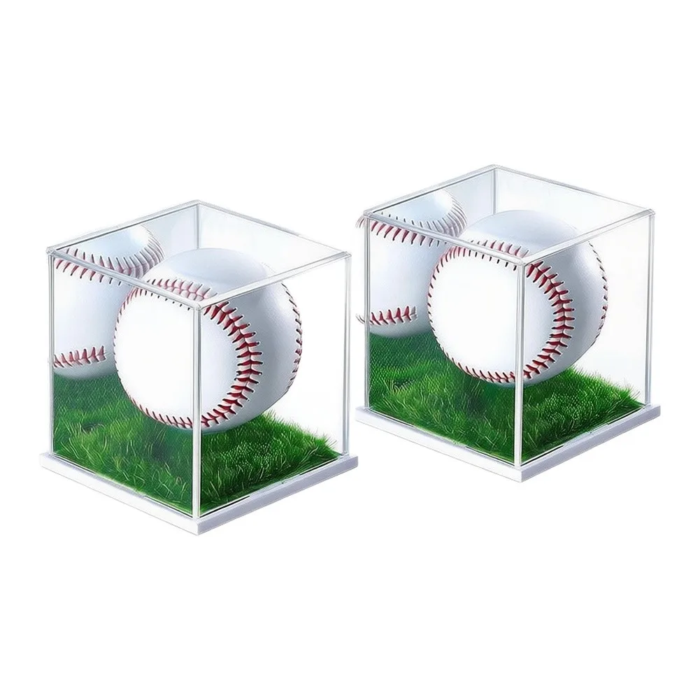 Baseball Display Enclosure Made of Scratch-Resistant with Tight-Sealing Design to Maintain Item Condition Over Time