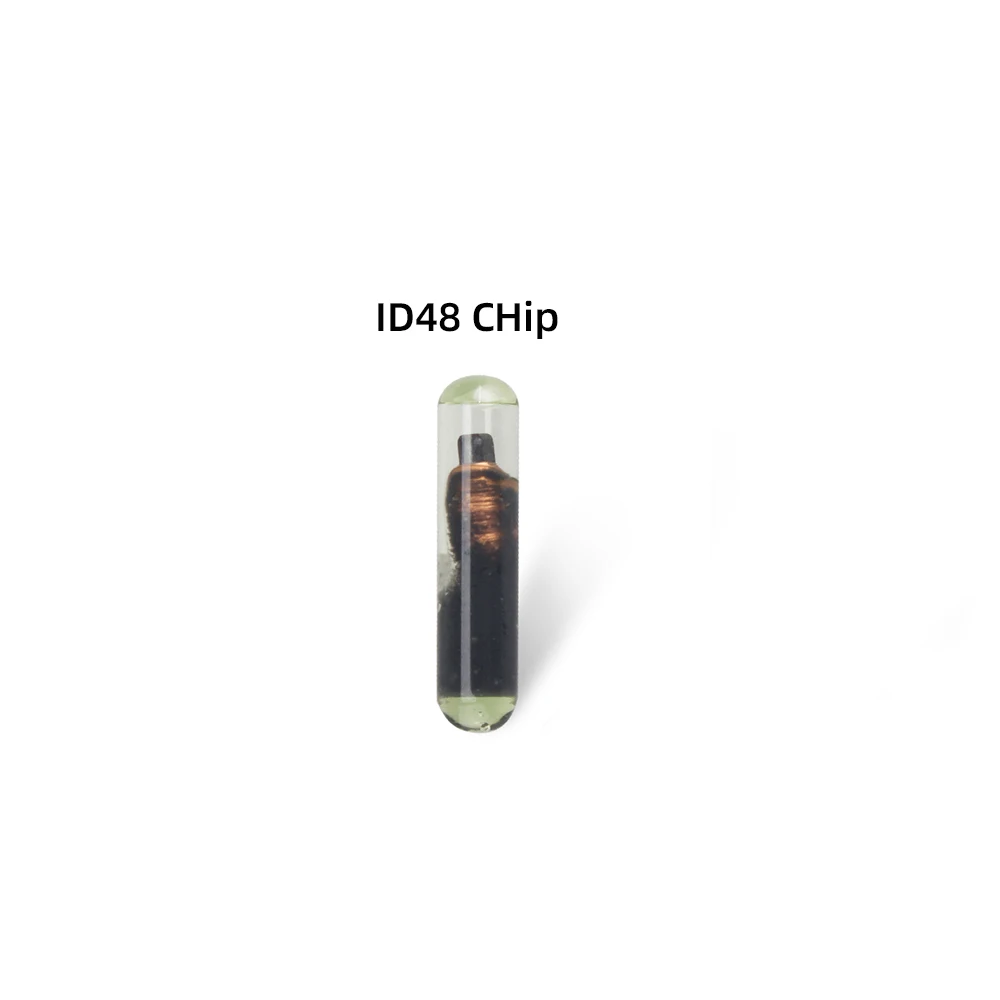 KEYYOU 10x Car Key Glass Transponder ID48 ID 48 Chip T6 Crypto Unlocked Chip For VW Audi Seat Skoda Porsche